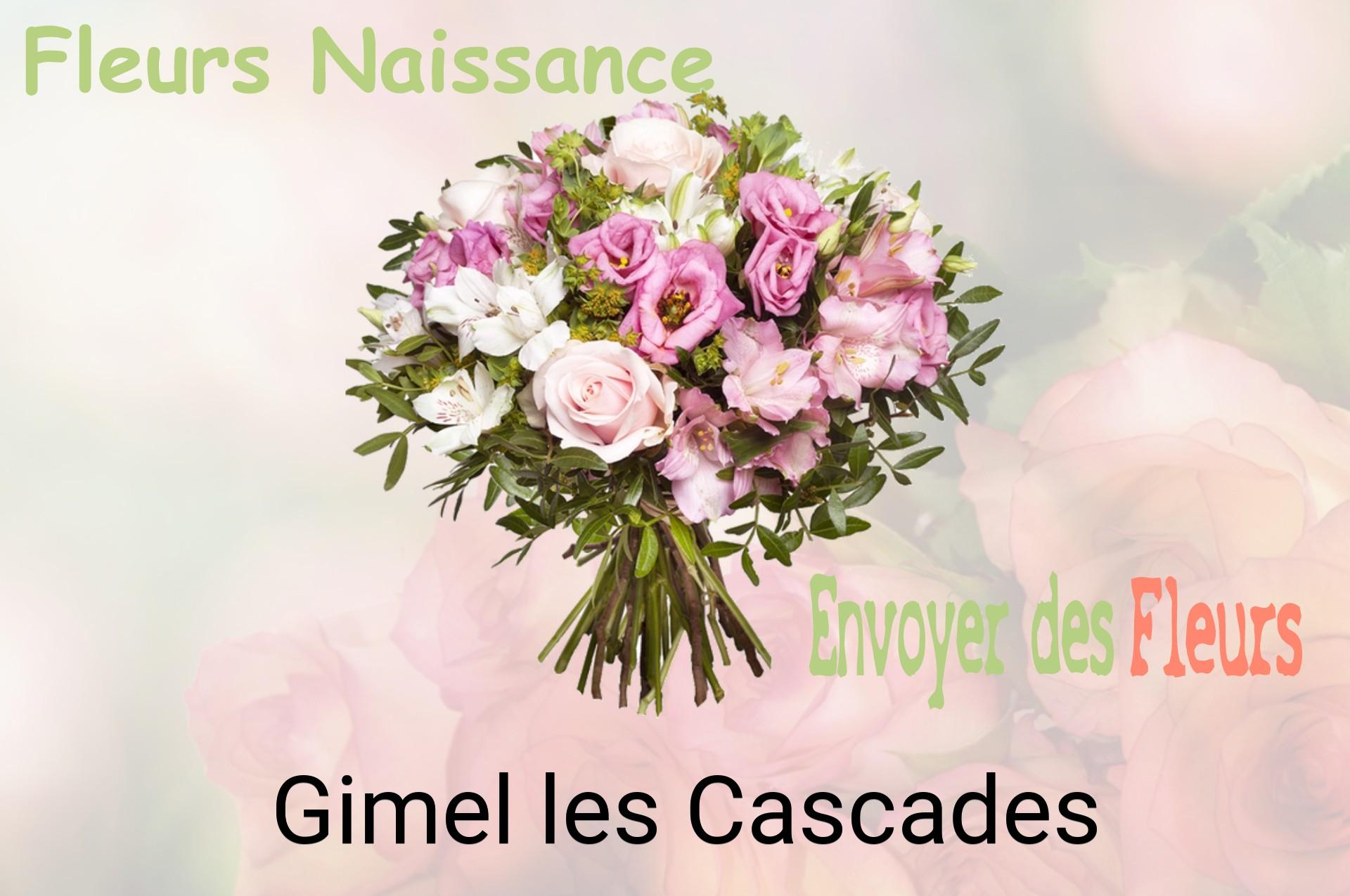 Bouquet de fleurs de naissance livré à Gimel-les-Cascades
